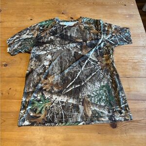 Realtree Camouflage T-Shirt with Brown and Green Accents